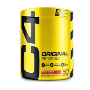 C4 Original Pre Workout Powder Fruit Punch, Vitamin C for Immune Support